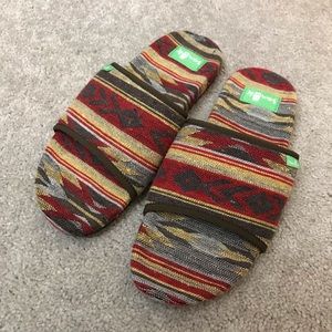 Sanuk Furreal Slide Size 9